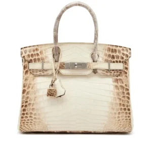 hermes-matte-white-niloticus-crocodile-himalaya-birkin-palladium-hardware thumbnail 1