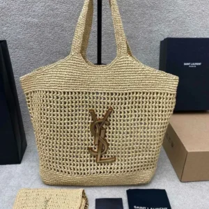 saint-laurent-icare-bag-made-of-raffia thumbnail 3