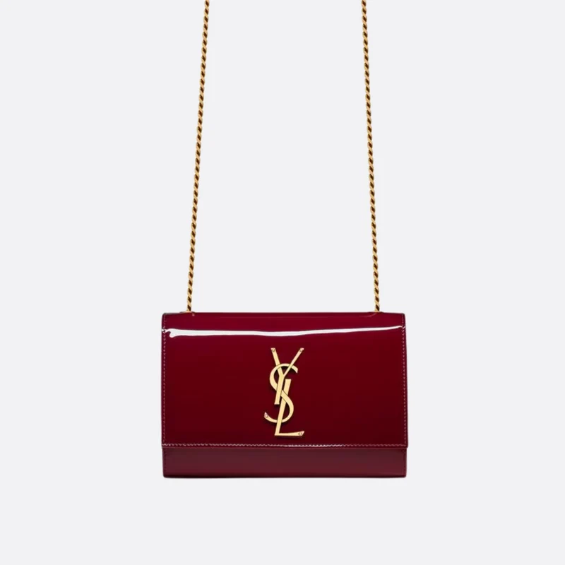 Saint Laurent Kate Small Shoulder Bag In Patent Leather
