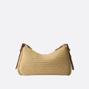 prada-large-handbag-in-crochet-knit-and-leather thumbnail 5