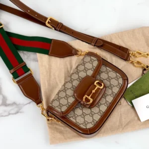 gucci-1955-horsebit-shoulder-bag-mini thumbnail 4