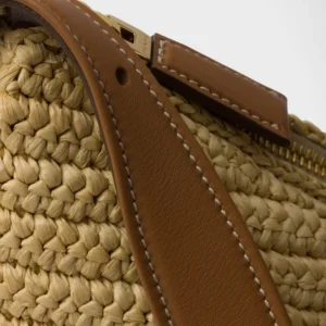 prada-large-handbag-in-crochet-knit-and-leather thumbnail 7