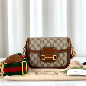 gucci-1955-horsebit-shoulder-bag-mini thumbnail 2