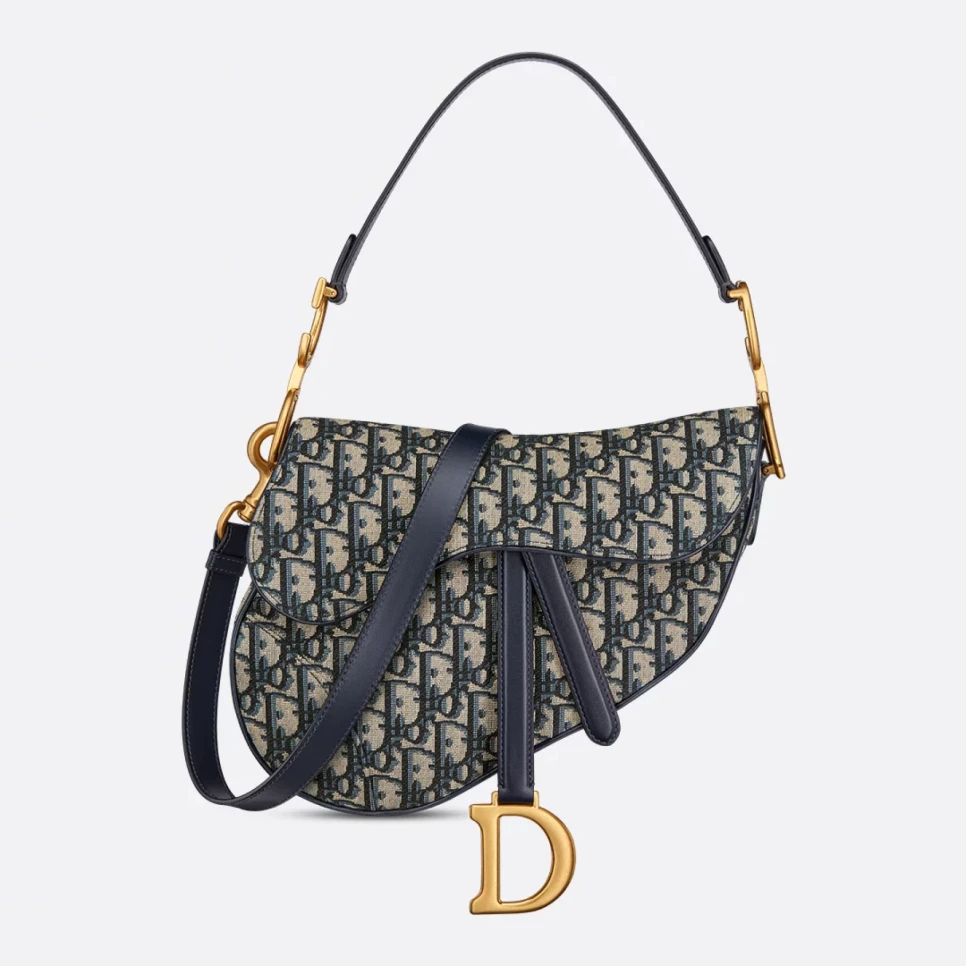 Dior Saddle Handbag Oblique Jacquard