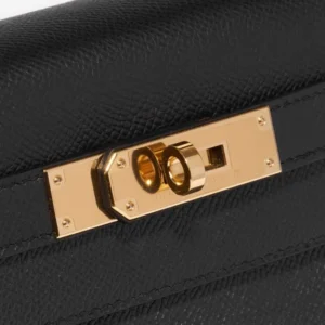 hermes-kelly-sellier-28-black-epsom-gold-hardware thumbnail 7