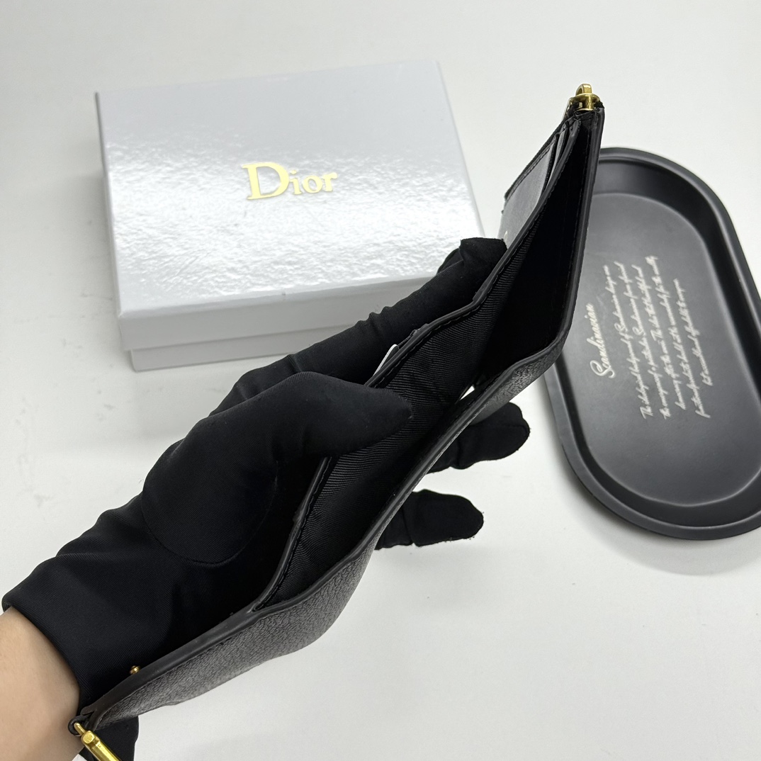 dior-saddle-lotus-wallet-goatskin-black thumbnail 6