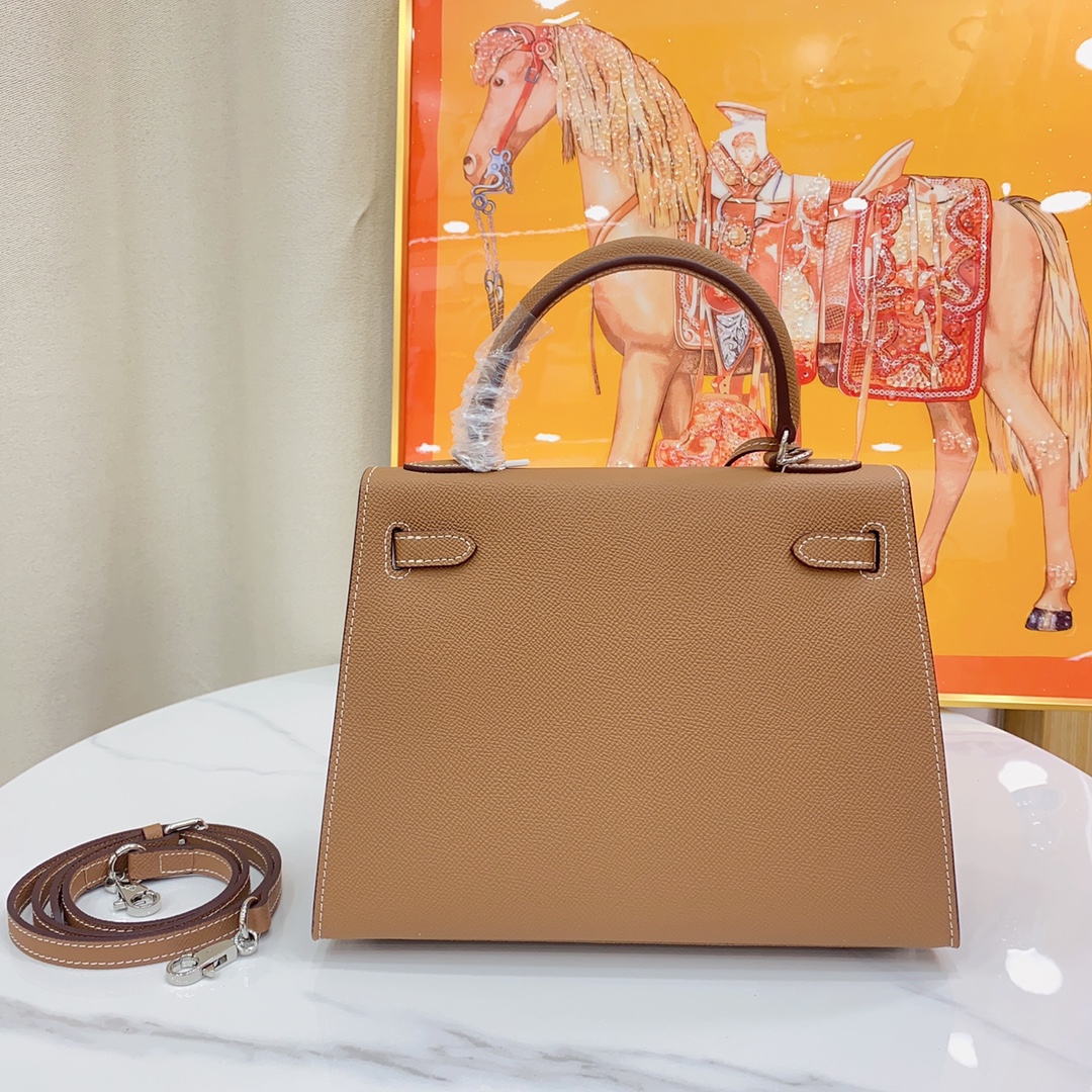 hermes-kelly-haze-brown-silver-hardware-bag thumbnail 5