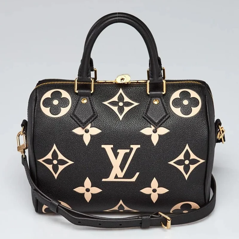 louis-vuitton-speedy-bandouliere-25-empreinte-bag-black-exclusive thumbnail 4
