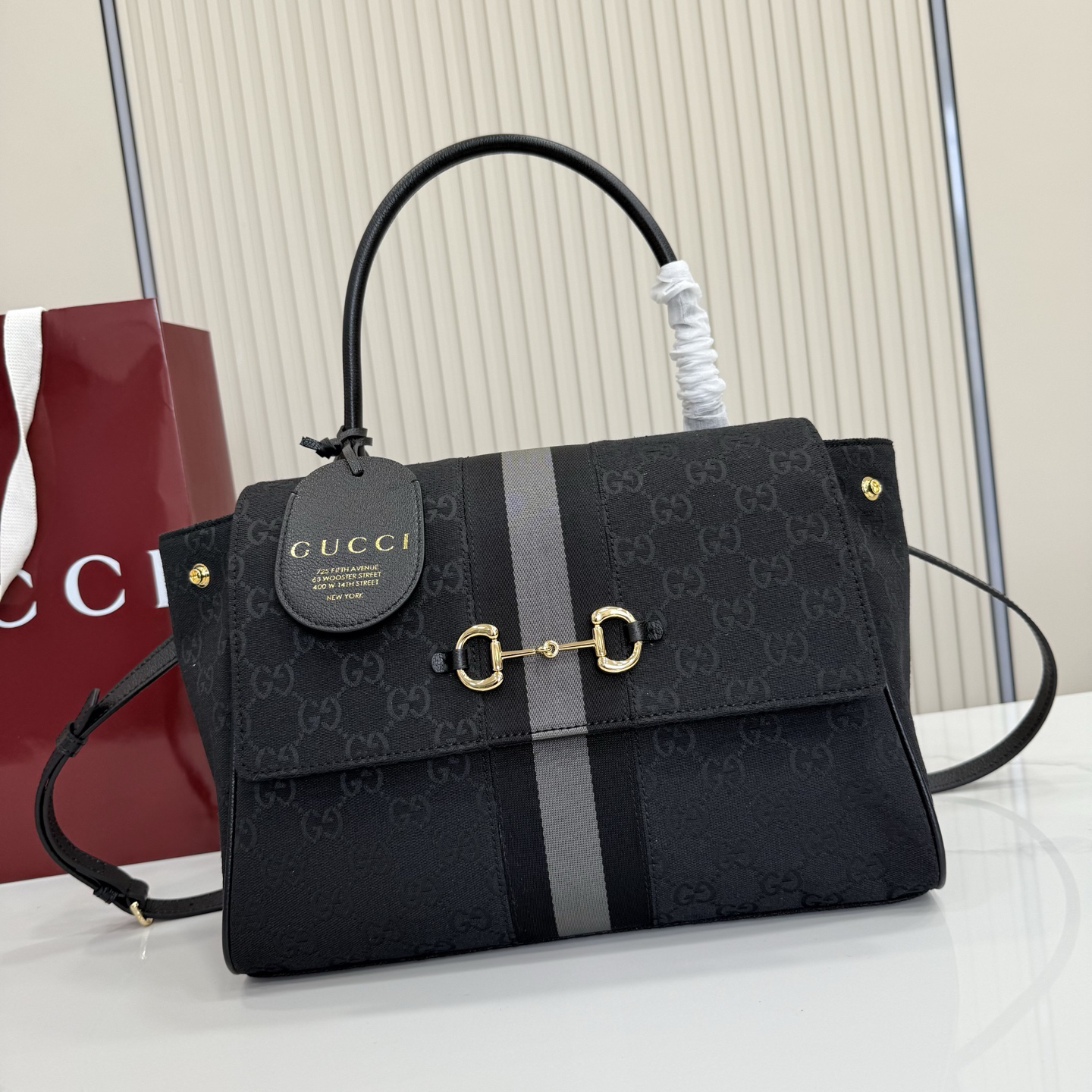 gucci-gg-paparazzo-top-handle-chestnut-soft-leather thumbnail 2