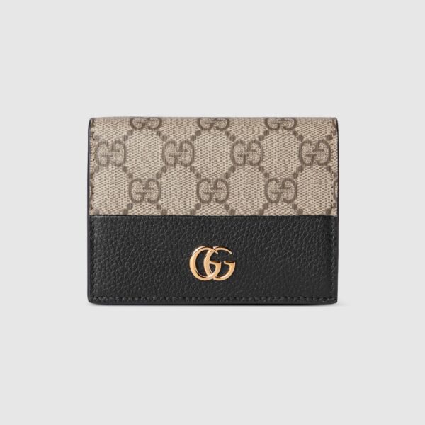 Gucci Double G Bicolor Card Case Wallet