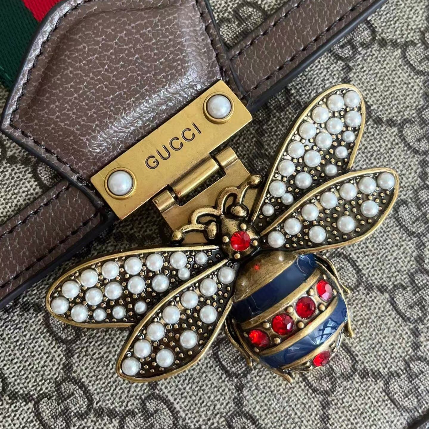 gucci-queen-margaret-bee-top-handle-bag thumbnail 8