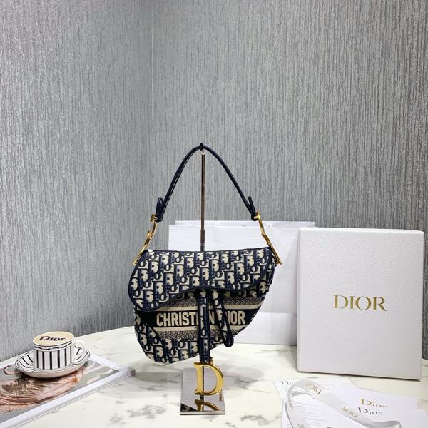 dior-saddle-bag-blue-dior-oblique-embroidered-velvet thumbnail 4