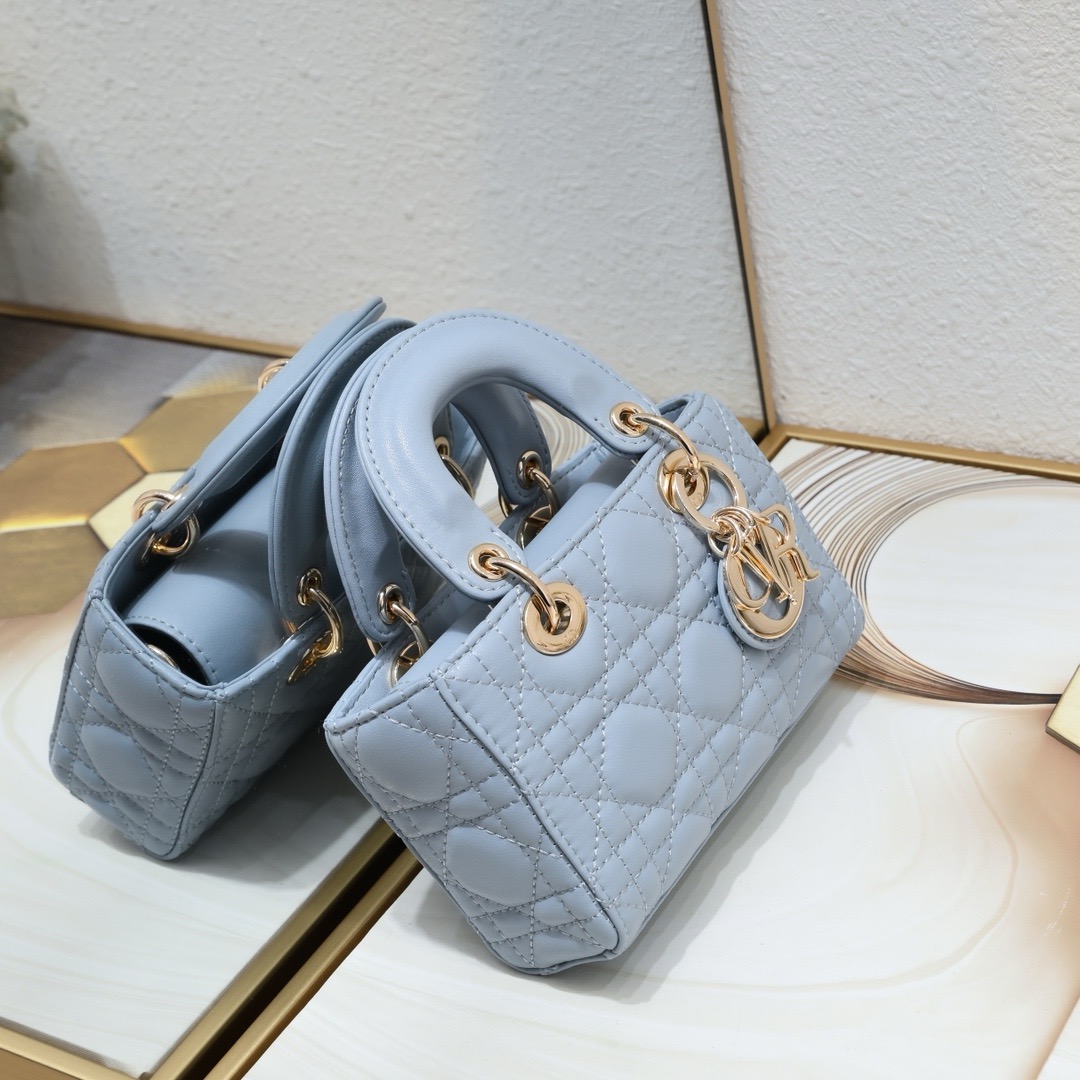 christian-dior-lady-d-joy-bag-sky-blue thumbnail 3