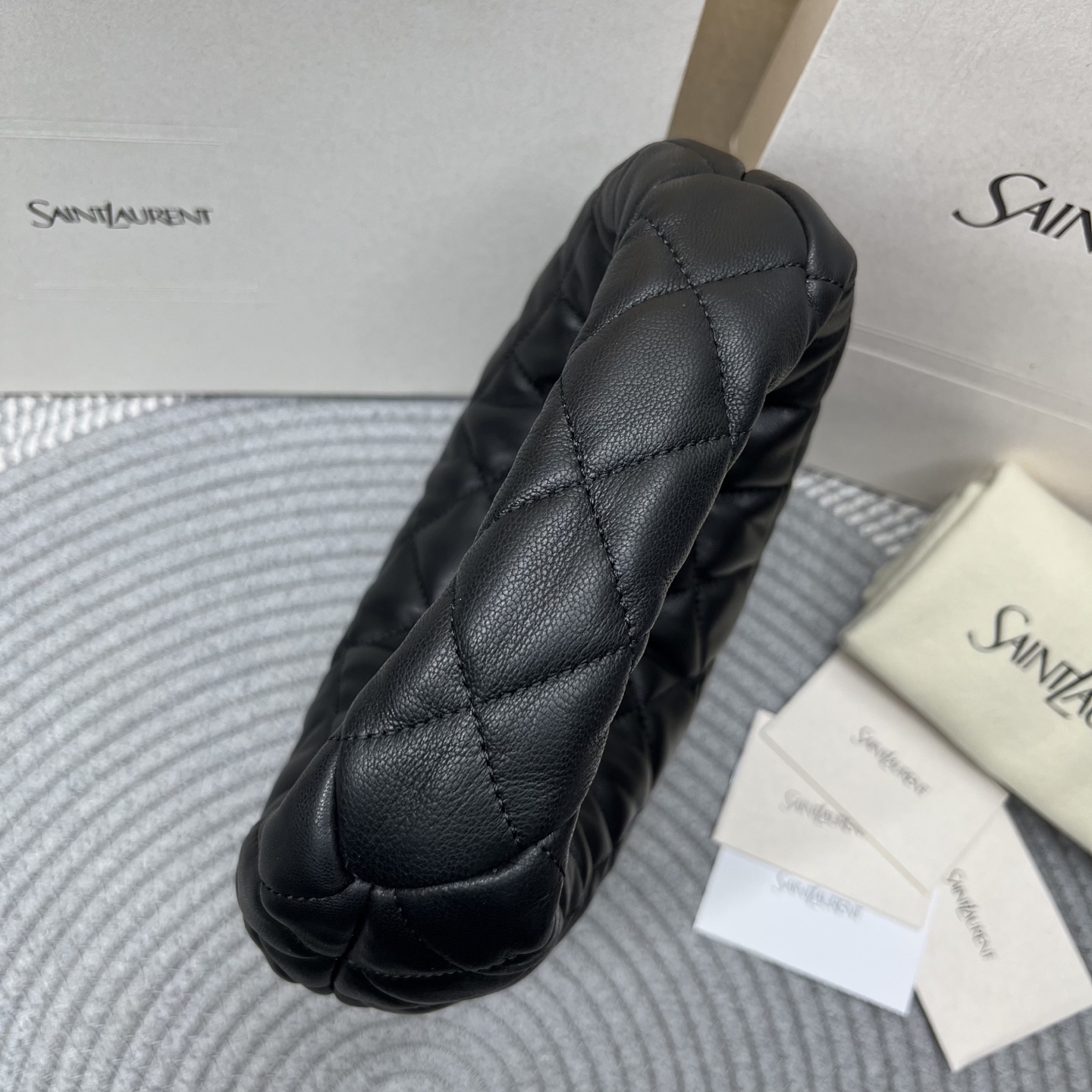 saint-laurent-ysl-icarino-in-quilted-nappa-hobo-bag-black thumbnail 5