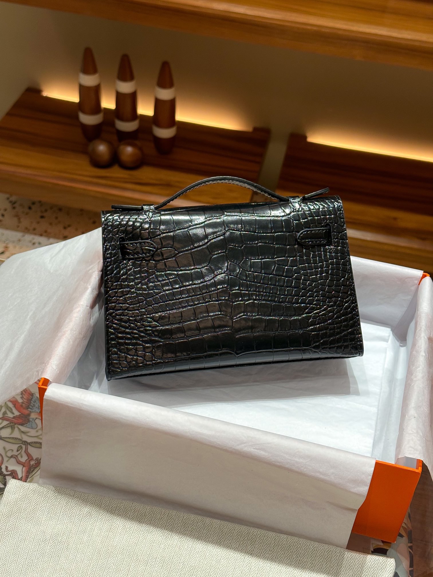 hermes-kelly-mini-1st-kelly-pochette-generation-epsom-palm-leather-black thumbnail 3
