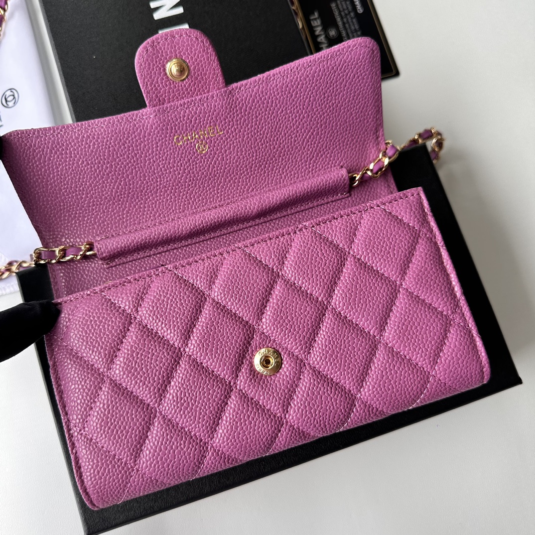 chanel-23-wallet-on-chain-pink-bag thumbnail 4