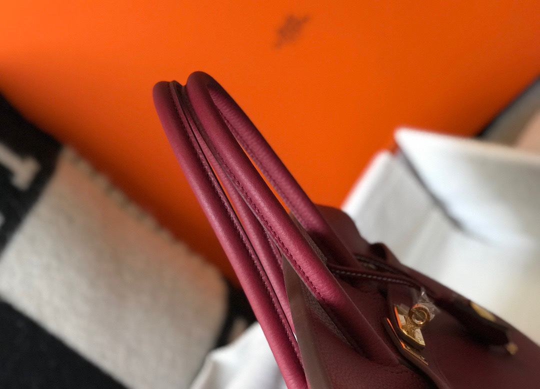 hermes-birkin-togo-retourne-bag-golden-hardware-burgundy-bag thumbnail 9