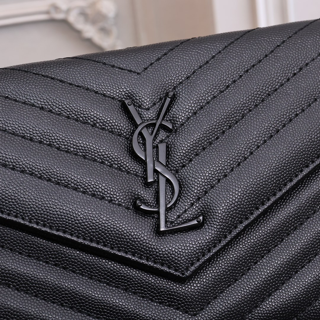 saint-laurent-ysl-cassandre-envelope-black thumbnail 7