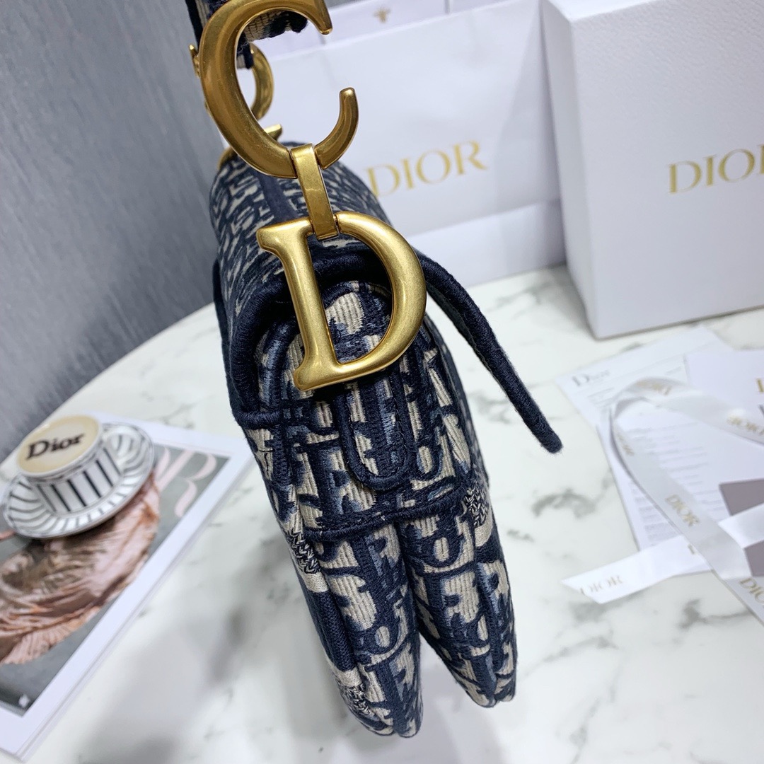dior-saddle-bag-blue-dior-oblique-embroidered-velvet thumbnail 9
