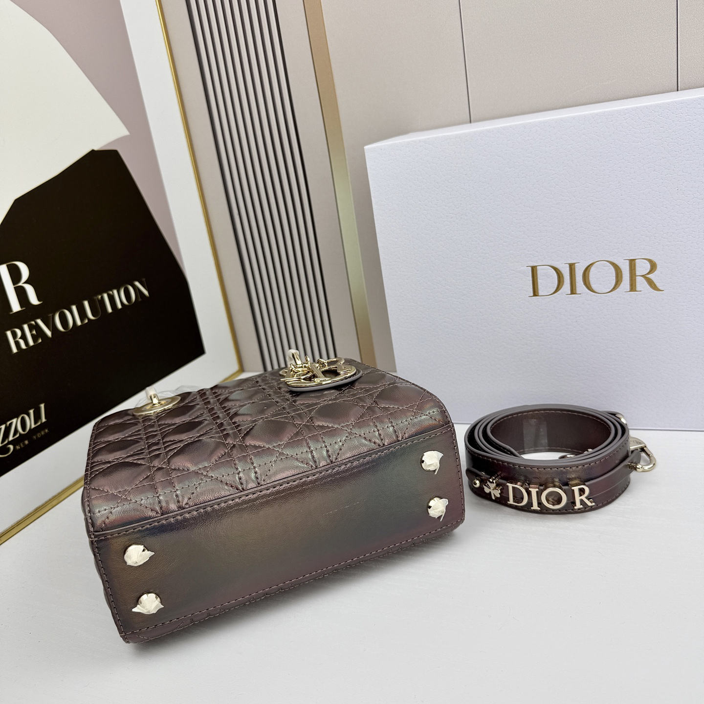dior-small-lady-dior-bag-cannage-calfskin thumbnail 5