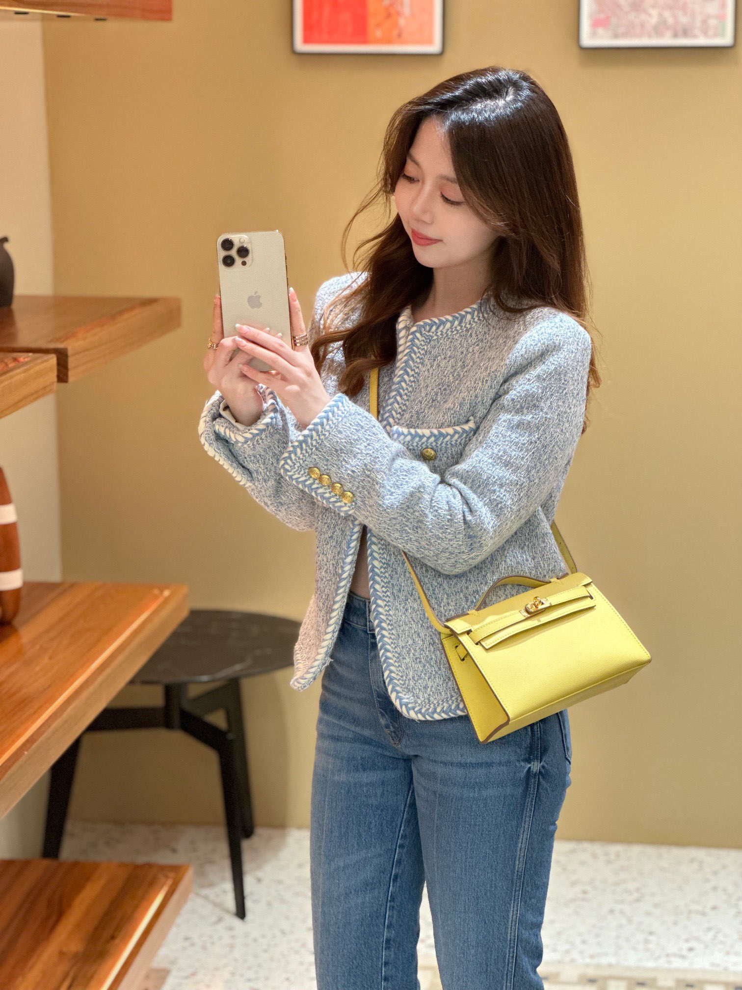 hermes-kelly-mini-1st-kelly-pochette-generation-epsom-palm-leather-yellow thumbnail 10