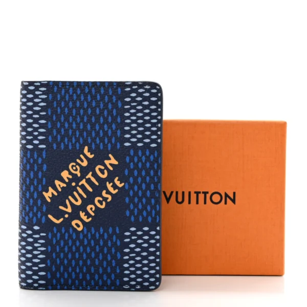 Louis Vuitton Pocket Organizer Damier Heritage Blue