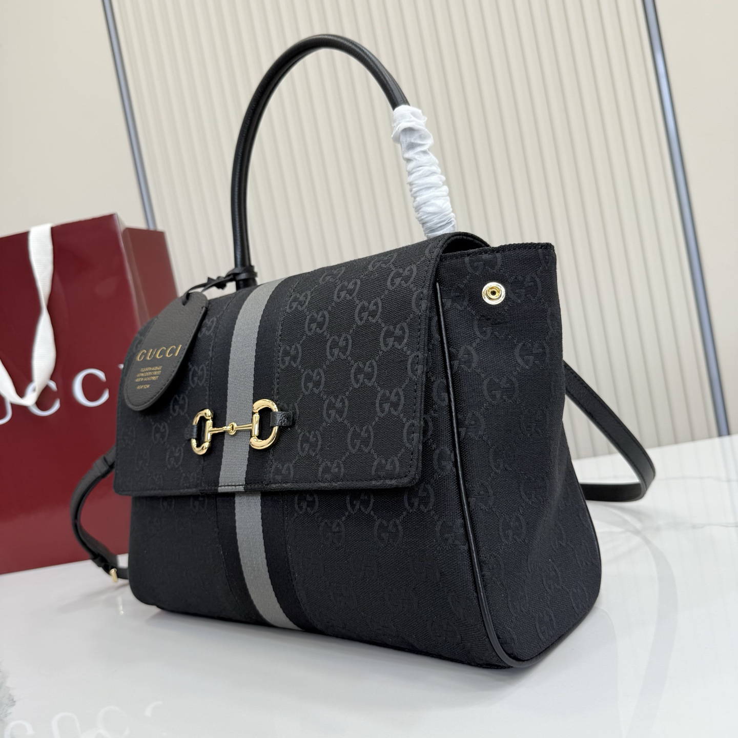 gucci-gg-paparazzo-top-handle-chestnut-soft-leather thumbnail 4