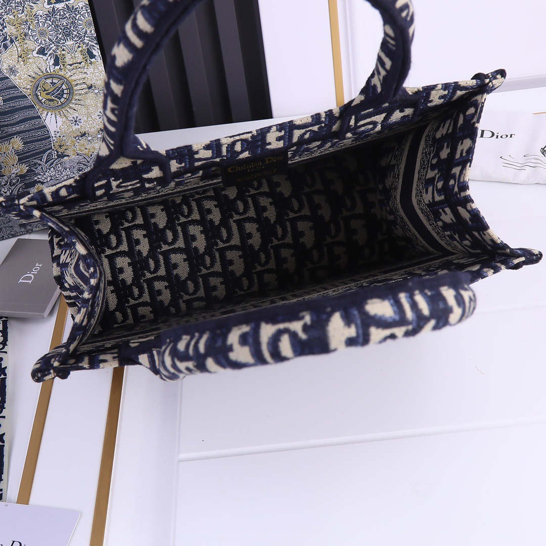 dior-book-blue-tote-small-bag thumbnail 7