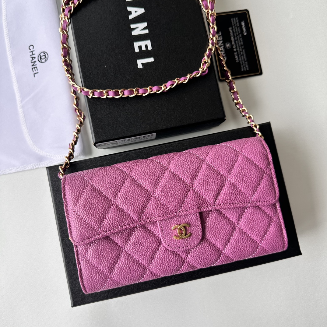 chanel-23-wallet-on-chain-pink-bag thumbnail 2