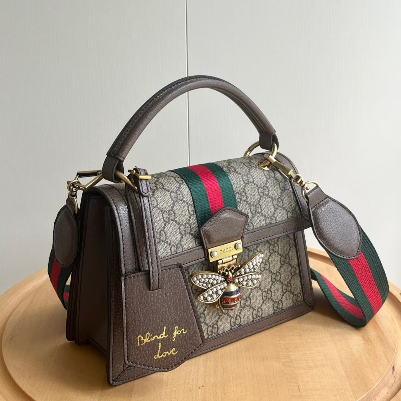gucci-queen-margaret-bee-top-handle-bag thumbnail 4