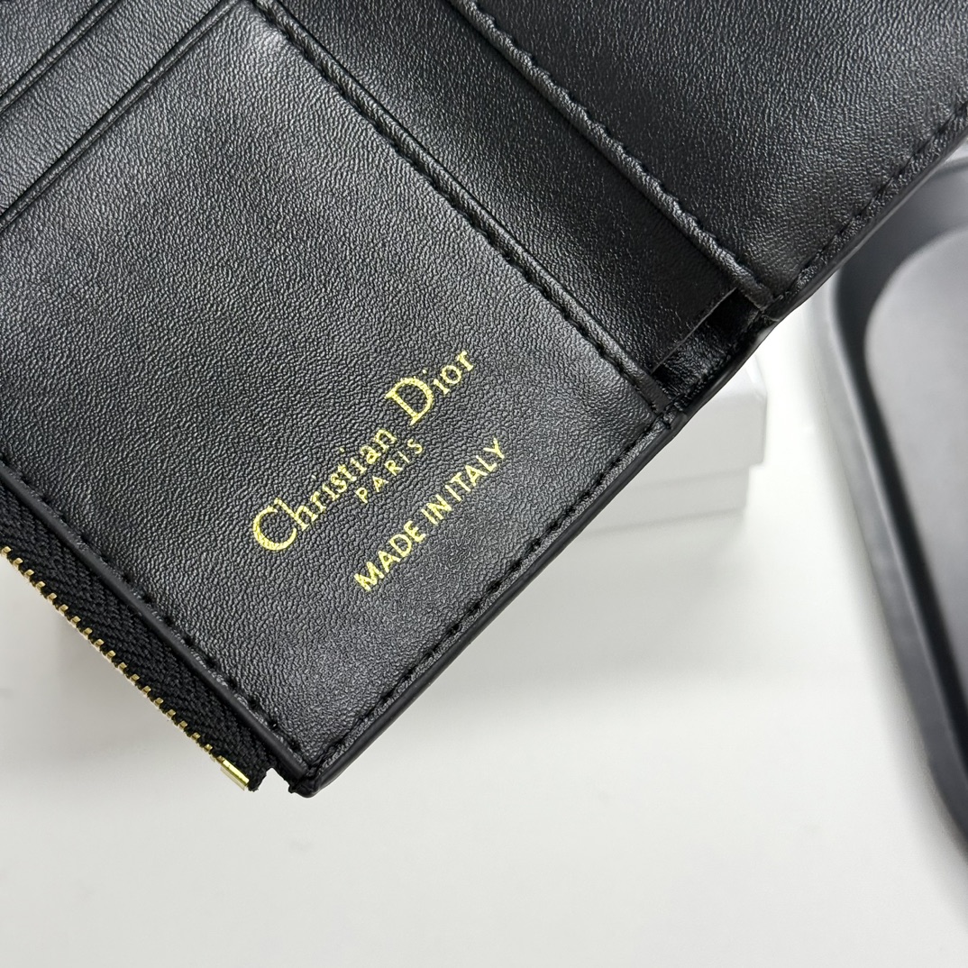 dior-saddle-lotus-wallet-goatskin-black thumbnail 9
