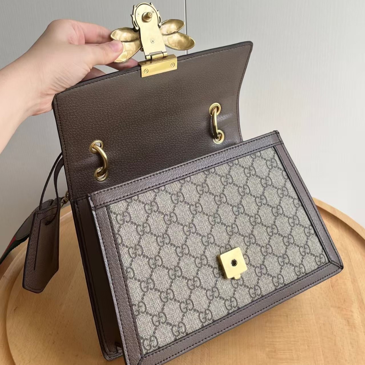 gucci-queen-margaret-bee-top-handle-bag thumbnail 9