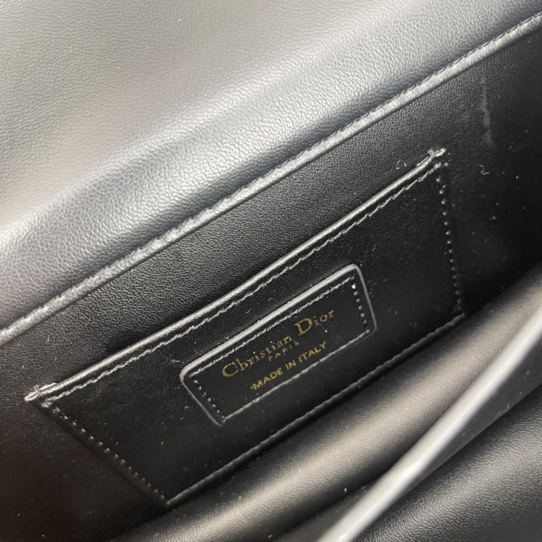 dior-ange-mini-black-leather-black-bag thumbnail 9