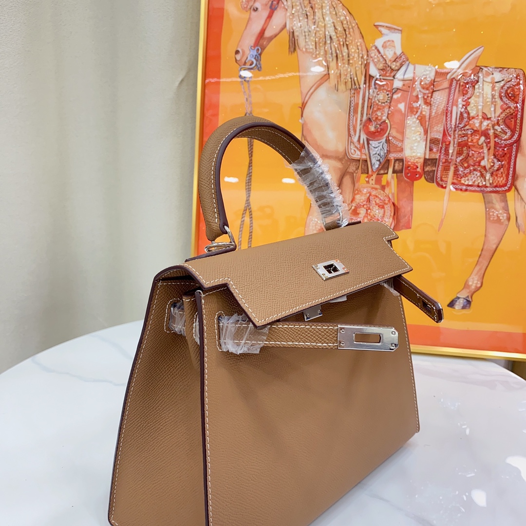 hermes-kelly-haze-brown-silver-hardware-bag thumbnail 10