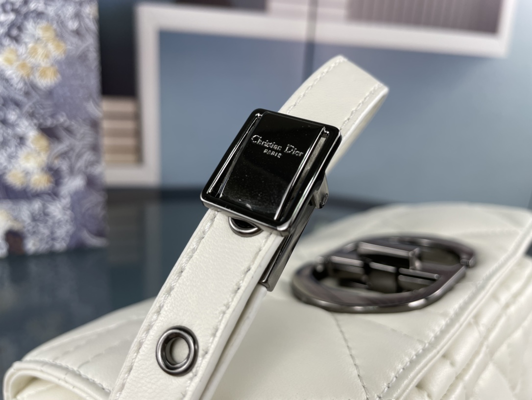 dior-small-soft-dior-caro-bag-white thumbnail 6