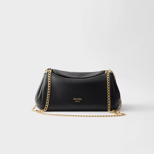 Prada Tumulte Small Nappa Leather Bag - Black